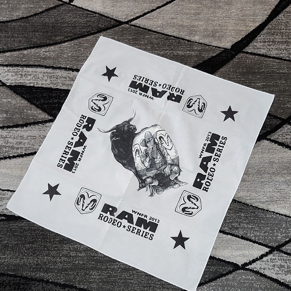 WNFR 2013 DODGE RAM RODEO SERIES BANDANA HANDKERCHIEF